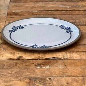 Midwinter Stoneware Stonehenge Blue Print Serving Plate" 11.5" Made In England